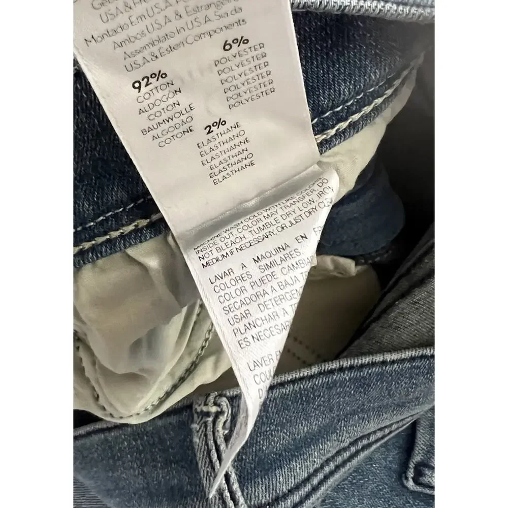 Mother The Weekender Fray Graffiti Girl Flare Jeans Distressed Stretch Size 30 - Picture 6 of 12